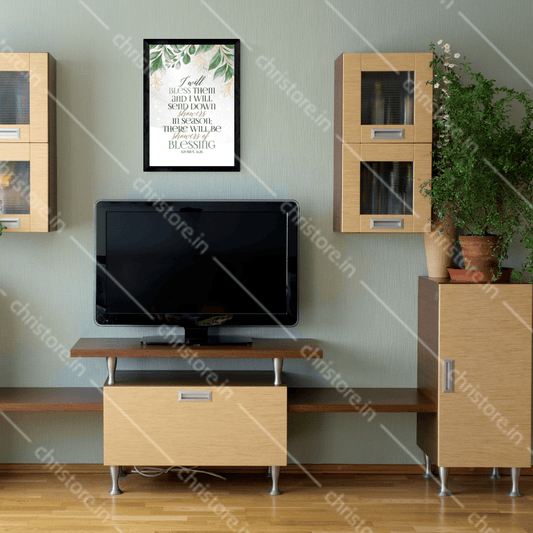 I Will Bless Them And I Will Send Down Showers - Ezekiel 34:26