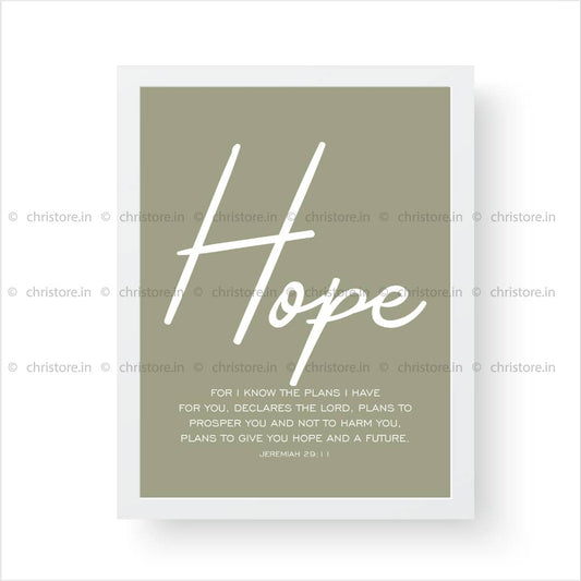 Faith Hope Love Color Series: Hope - 1 Corinthians 13:13