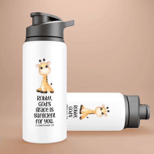 Kids: His Grace Is Sufficient For Me - 2 Corinthians 12:9 - Personalized