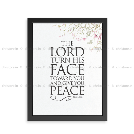 The Lord Give You Peace - Numbers 6:26