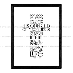 For God So Loved The World - John 3:16