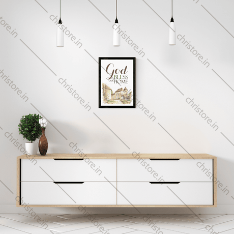 God Bless Our Home - Christian Quote