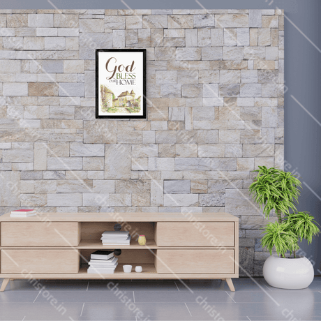 God Bless Our Home - Christian Quote