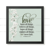 Love Bears All Things, Believes All Things - 1 Corinthians 13:7