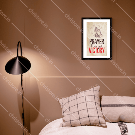 Prayer Bring Victory - Christian Quote