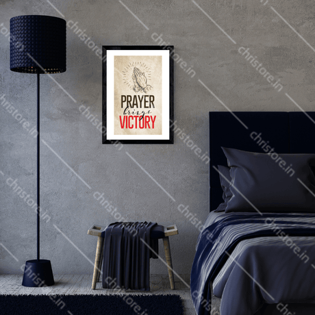 Prayer Bring Victory - Christian Quote