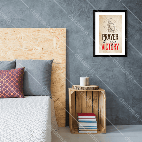 Prayer Bring Victory - Christian Quote