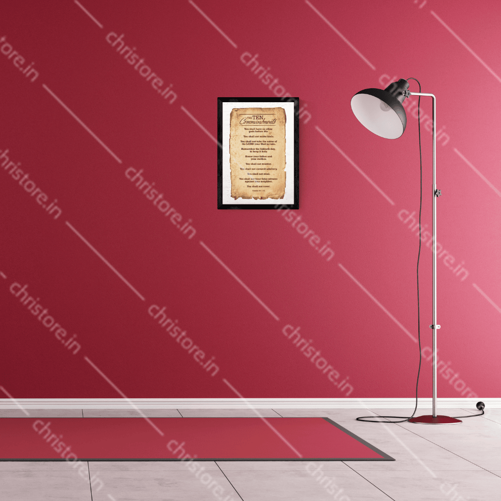 Ten Commandments - Exodus 20:1-17