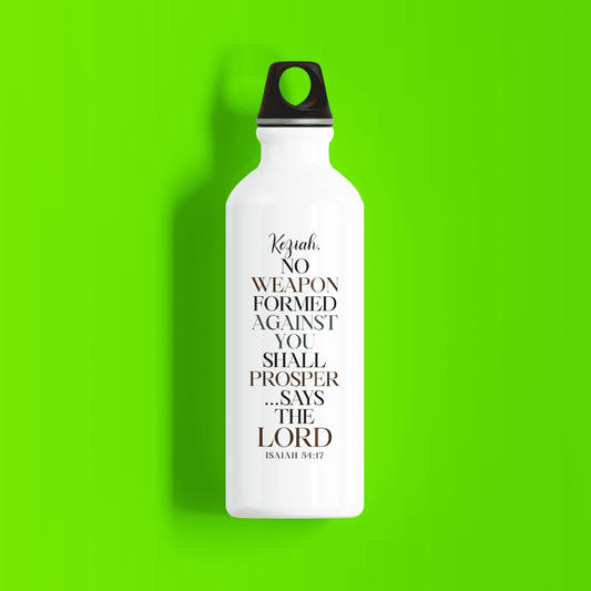 No Weapon Shall Prosper – Isaiah 54:17 - Personalized