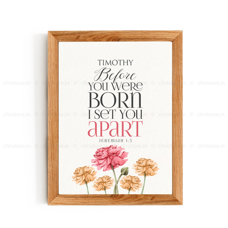 Before You Were Born - Jeremiah 1:5 - Personalized
