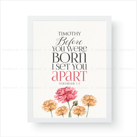 Before You Were Born - Jeremiah 1:5 - Personalized