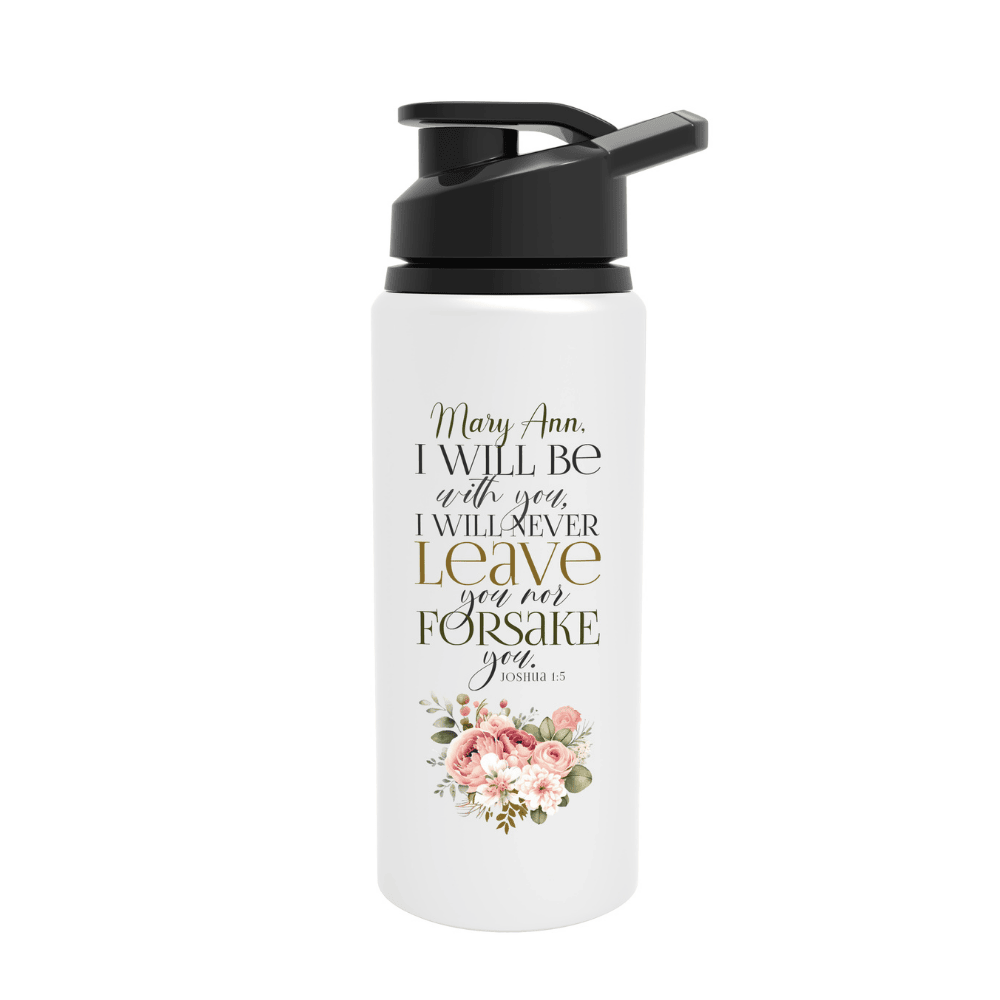 I Will Be With You I Will Never Leave You - Joshua 1:5 - Personalized