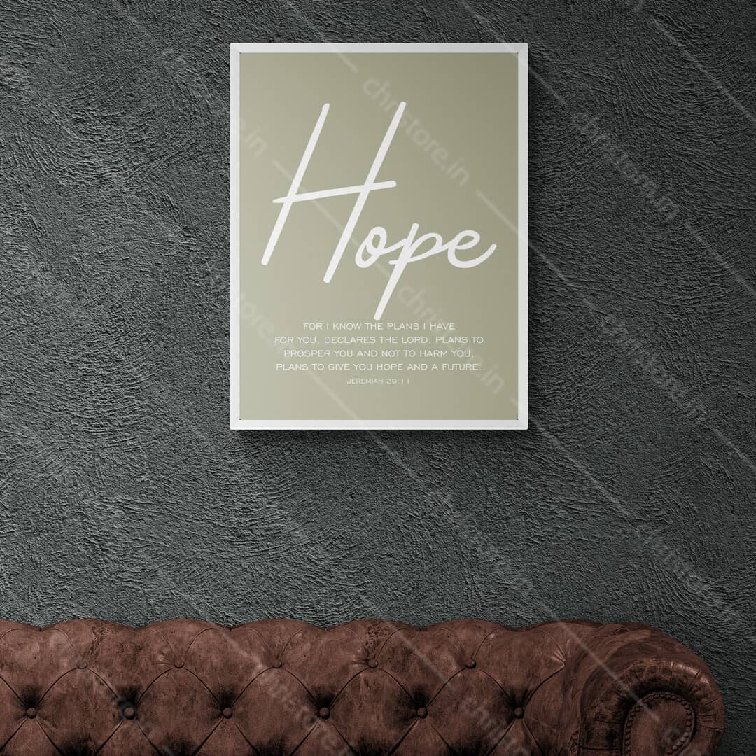 Faith Hope Love Color Series: Hope - 1 Corinthians 13:13