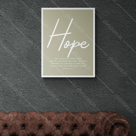 Faith Hope Love Color Series: Hope - 1 Corinthians 13:13