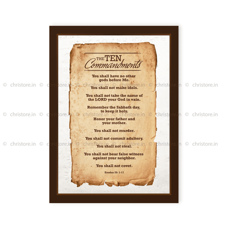 Ten Commandments - Exodus 20:1-17
