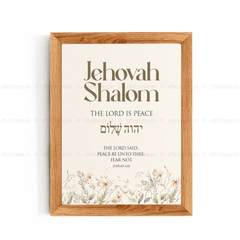 Jehovah Shalom, The Lord Is Peace