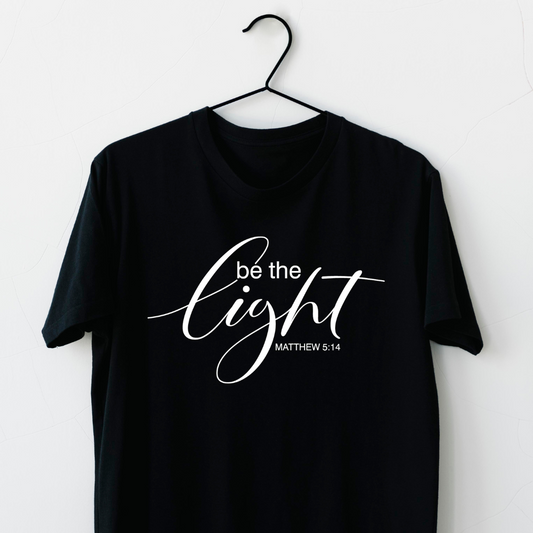 "Be The Light" T-Shirt - Matthew 5:14