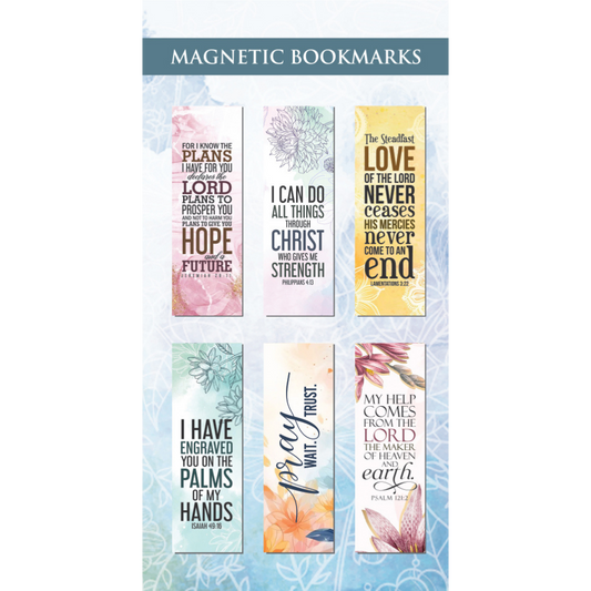 English - Magnetic Bookmarks Set (Set of 6)