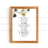 Ask in My Name – John 14:14 - Personalized