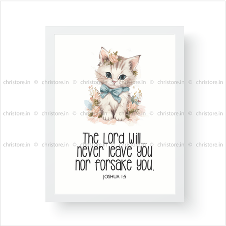 Kids: I Will Never Leave You For Forsake You - Joshua 1:5