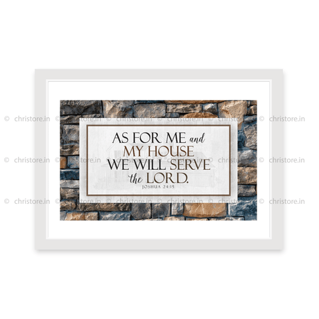 As For Me And My House - Horz - Joshua 24:15