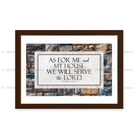 As For Me And My House - Horz - Joshua 24:15