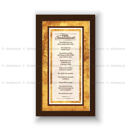 Ten Commandments - Exodus 20:1-17