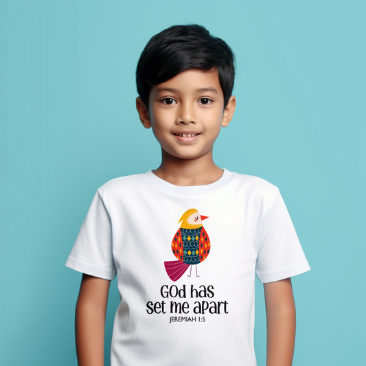 "God Has Set Me Apart" Kids' T-Shirt - Jeremiah 1:5