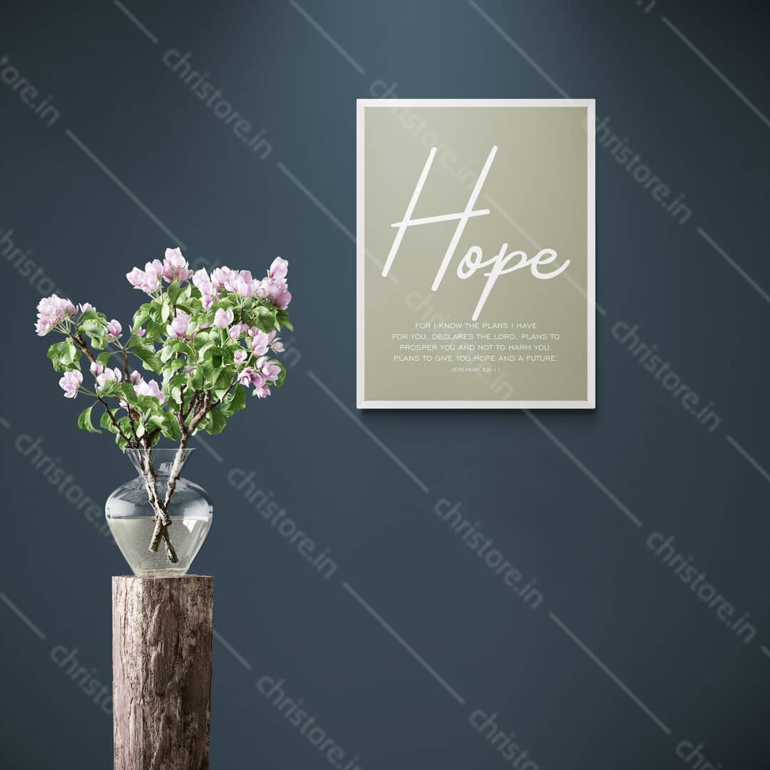 Faith Hope Love Color Series: Hope - 1 Corinthians 13:13