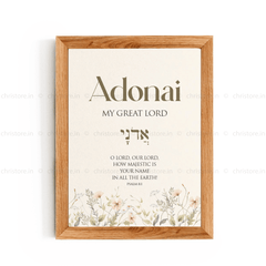Adonai: Lord, Master