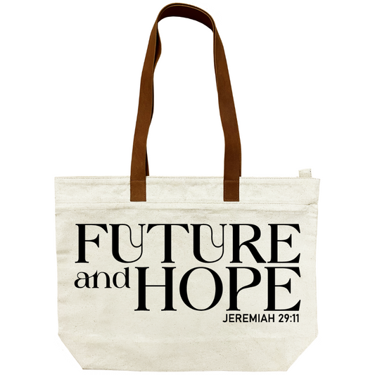 Future and Hope - Jeremiah 29:11 - Canvas Bag