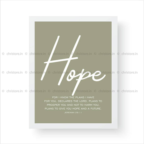 Faith Hope Love Color Series: Hope - 1 Corinthians 13:13