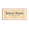 Jehovah Shalom, The Lord Is Peace