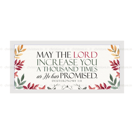 May The Lord Increase You A Thousand - Deuteronomy 1:11