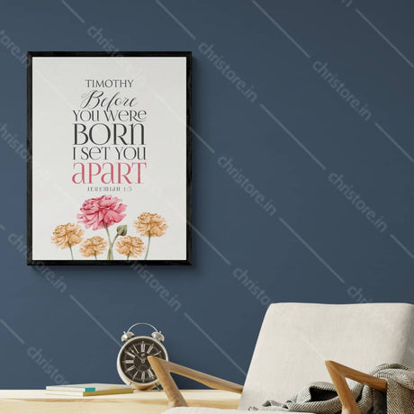 Before You Were Born - Jeremiah 1:5 - Personalized