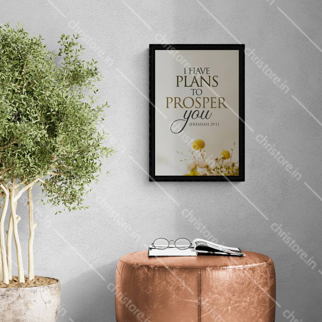 I Have Plans to Prosper You - Jeremiah 29:11