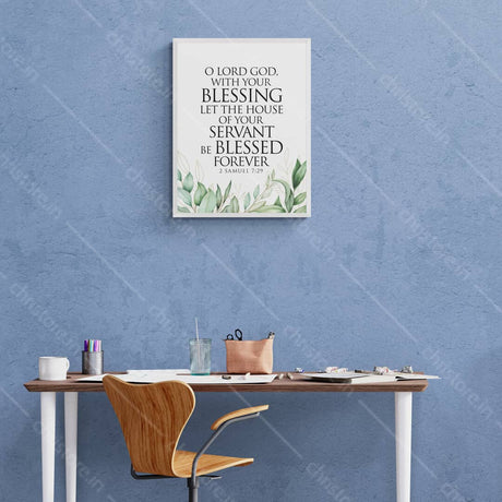 O Lord God With Your Blessing - 2 Samuel 7:29