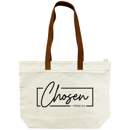 Chosen - 1 Peter 2:9 - Canvas Bag