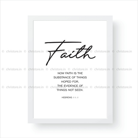 Faith Hope Love Plain Series: Faith - 1 Corinthians 13:13