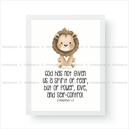 Kids: Be Bold and Fearless – 2 Timothy 1:7
