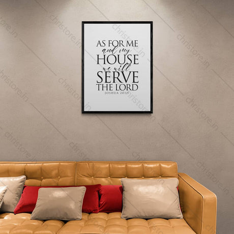 As For Me And My House - Joshua 24:15