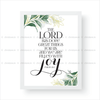 The Lord Has Done Great Things (Floral) - Psalm 126:3