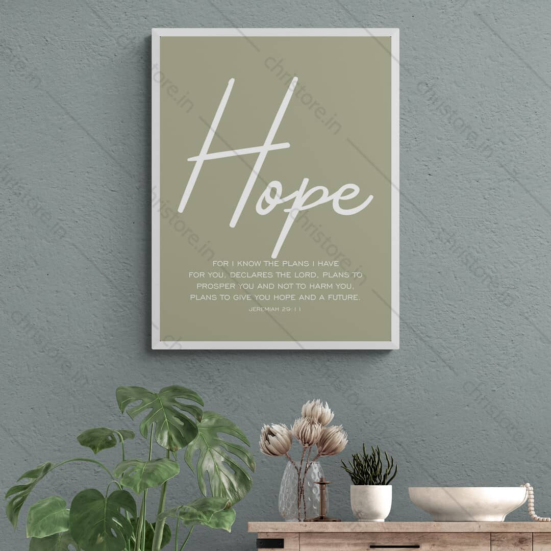 Faith Hope Love Color Series: Hope - 1 Corinthians 13:13
