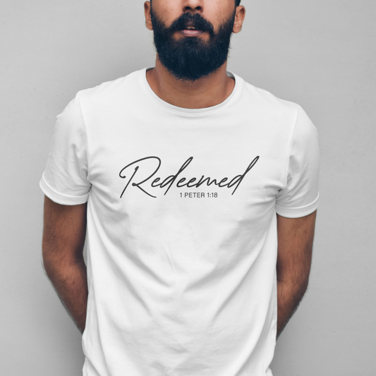 "Redeemed" T-Shirt - 1 Peter 1:18