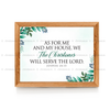 As For Me And My House - Joshua 24:15 - Personalized