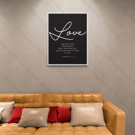 Faith Hope Love Black Series: Love - 1 Corinthians 13:13