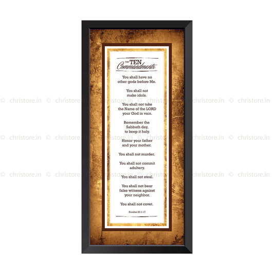 Ten Commandments - Exodus 20:1-17