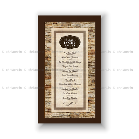 Christian Family Rules - Christian Quote