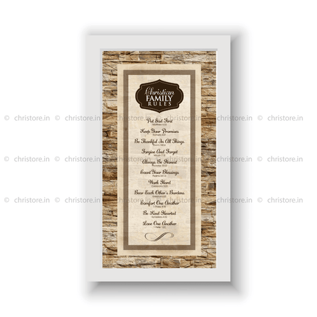 Christian Family Rules - Christian Quote