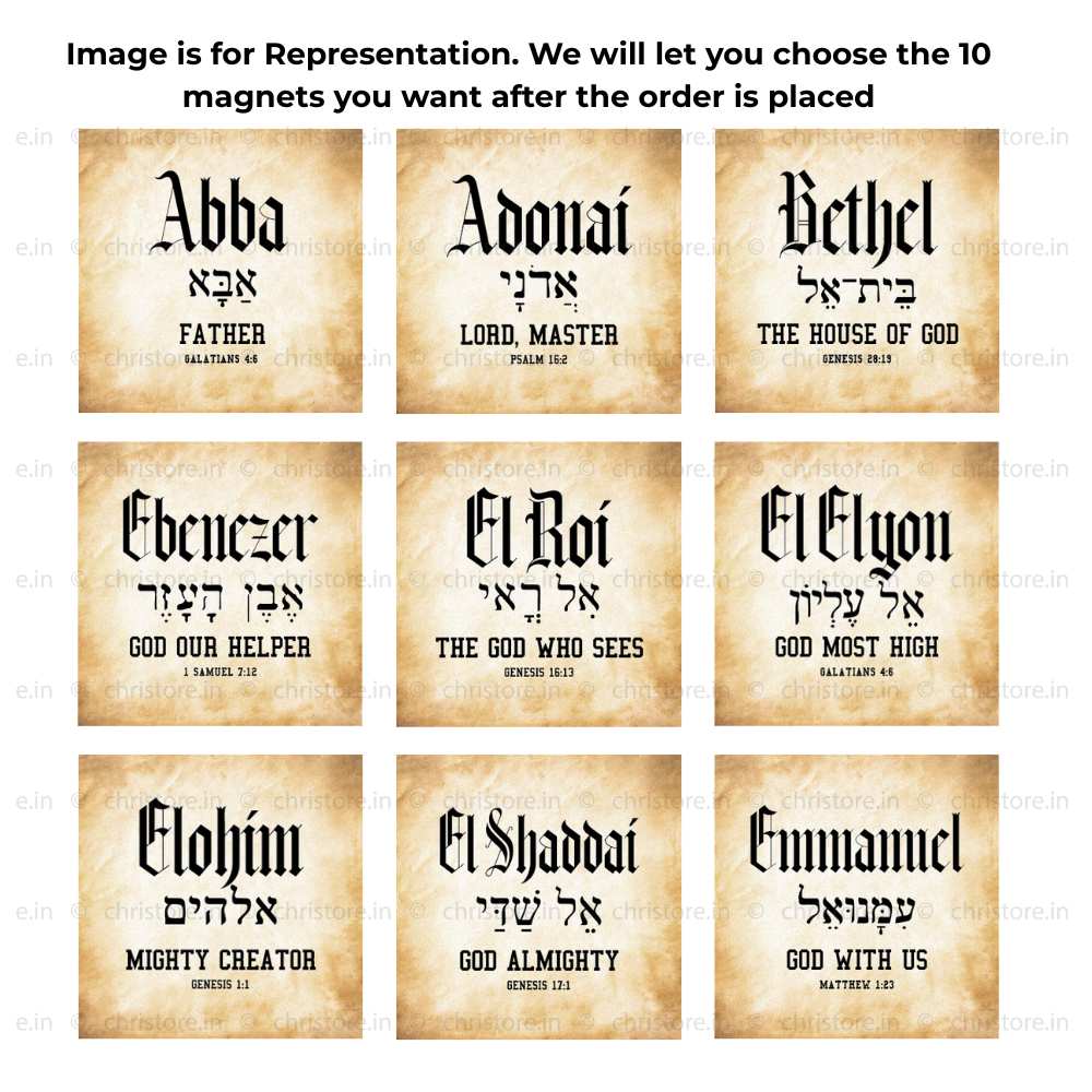 Names of God Fridge Magnets Combo Pack